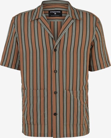 Coupe regular Chemise 'Clarson' STRELLSON en marron : devant