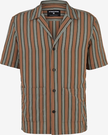 Coupe regular Chemise 'Clarson' STRELLSON en marron : devant