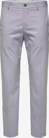 SELECTED HOMME - Pantalón de pinzas en lila: frente