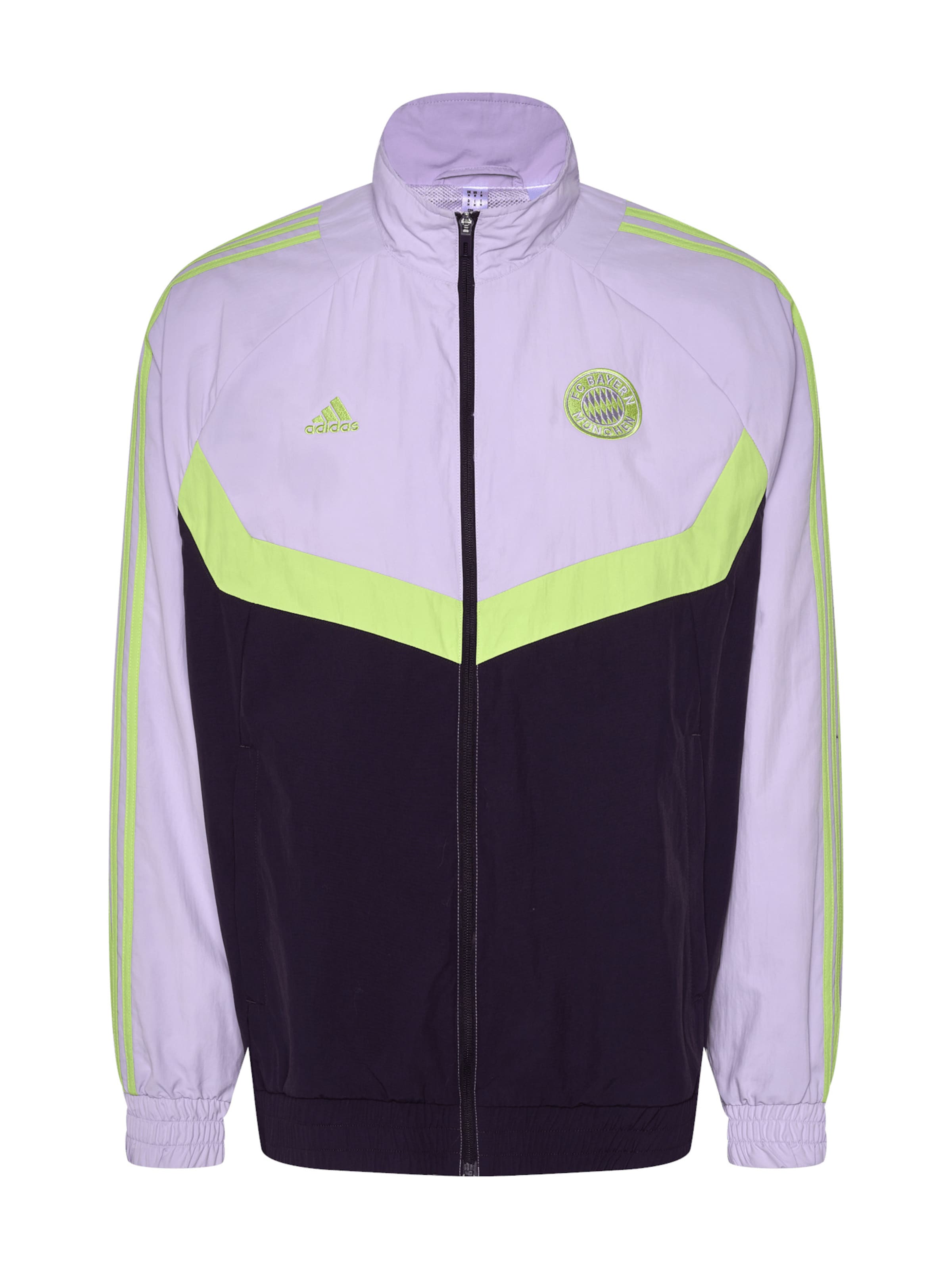 ADIDAS ORIGINALS Jacke 'FC Bayern Woven Track' in Lila: Vorderseite
