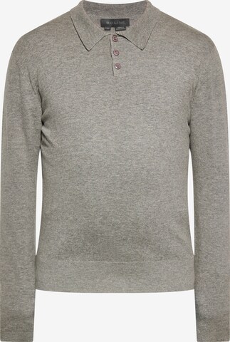 Pull-over boline en gris : devant