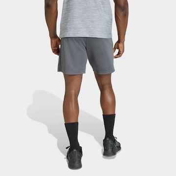 ADIDAS PERFORMANCE Regular Workout Pants in Grey