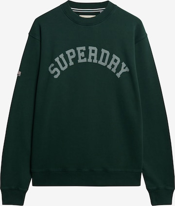 Superdry Sweatshirt in Groen: voorkant