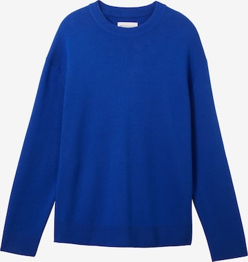 TOM TAILOR DENIM Sweater in Blue: front