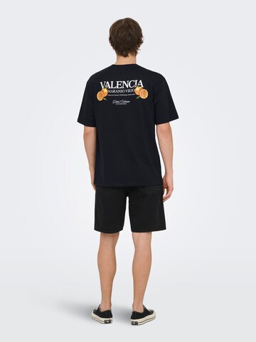 Only & Sons regular Jeans 'ONSEdge' i sort