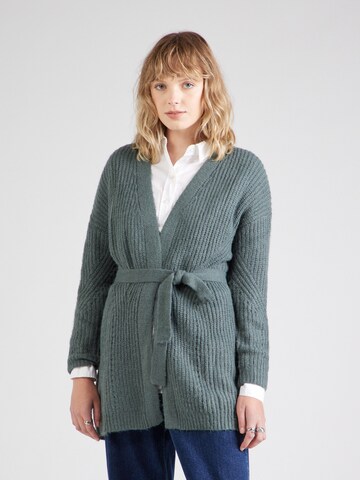 ABOUT YOU Knit cardigan 'Aleana' in Green: front