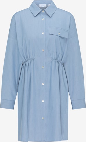 usha BLUE LABEL Shirt Dress in Blue: front