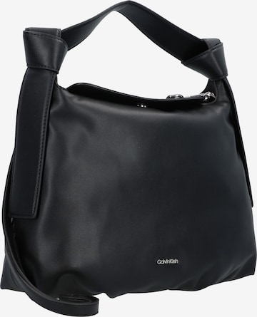 Calvin Klein Käsilaukku 'SOFT NAPPA CROSSBODY' värissä musta