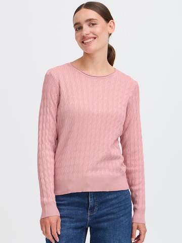 Pull-over 'OXISISSE' Oxmo en rose : devant