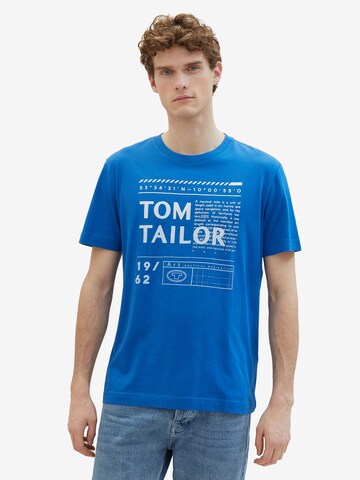 TOM TAILOR Shirt in Blue: front