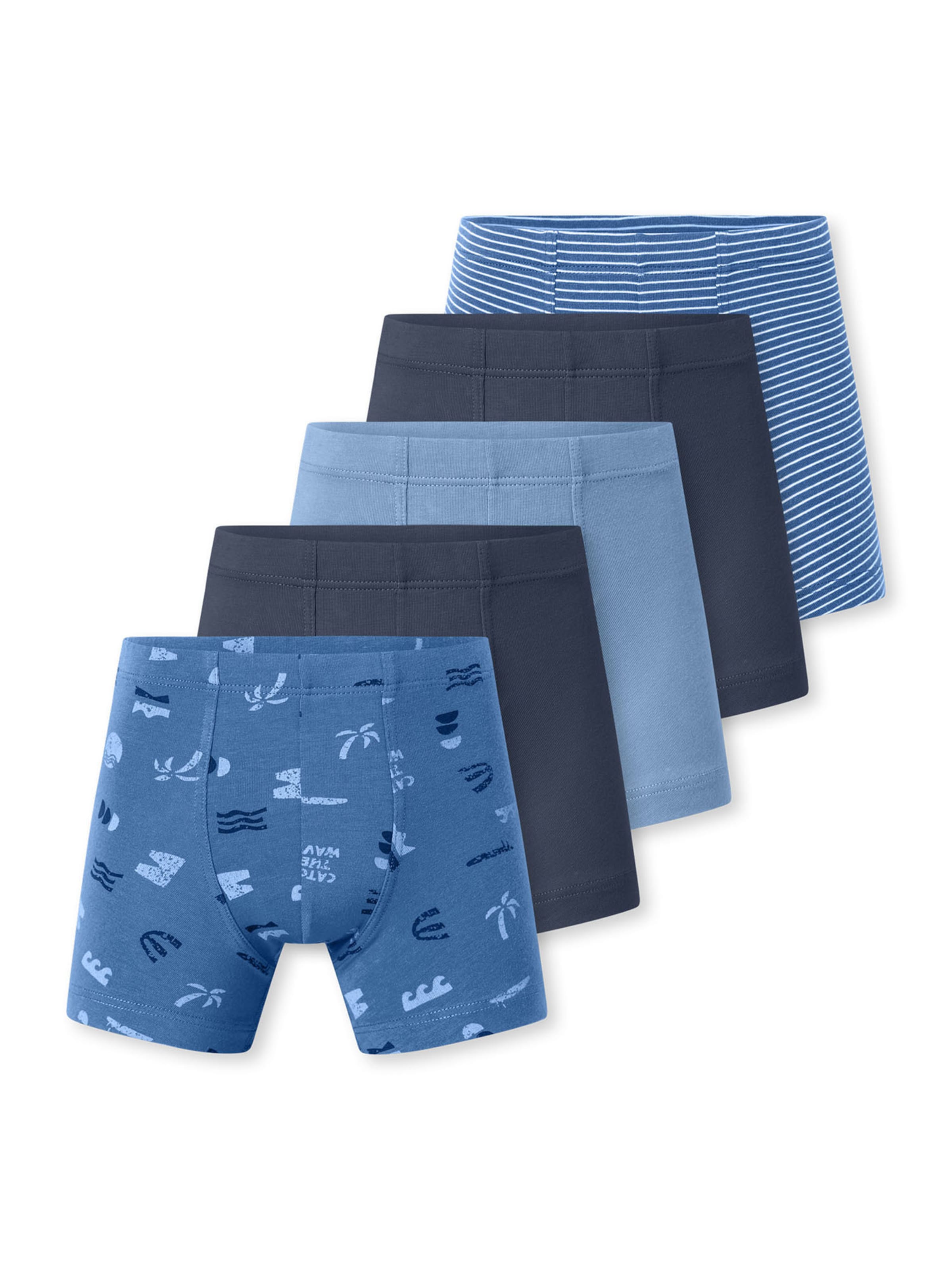 SCHIESSER - Calzoncillo '95/5' en azul: frente