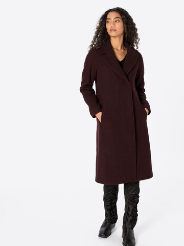 Brixtol Textiles Between-Seasons Coat 'Deb' in Purple: front