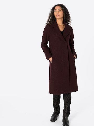 Brixtol Textiles Between-seasons coat 'Deb' in Purple: front