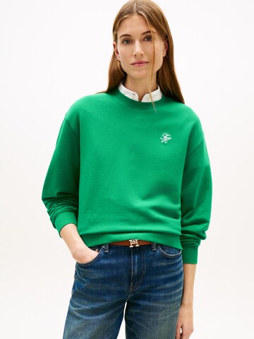 TOMMY HILFIGER Sweatshirt in Green: front