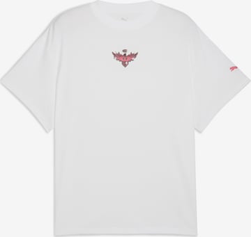 T-Shirt fonctionnel 'Melo Alwayz On 1' PUMA en blanc : devant