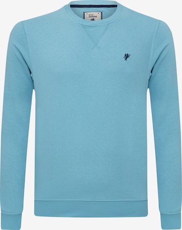 DENIM CULTURE Sweatshirt 'Nicholas' in Blau: predná strana