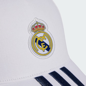 Casquette de sport 'Real Madrid' ADIDAS PERFORMANCE en blanc
