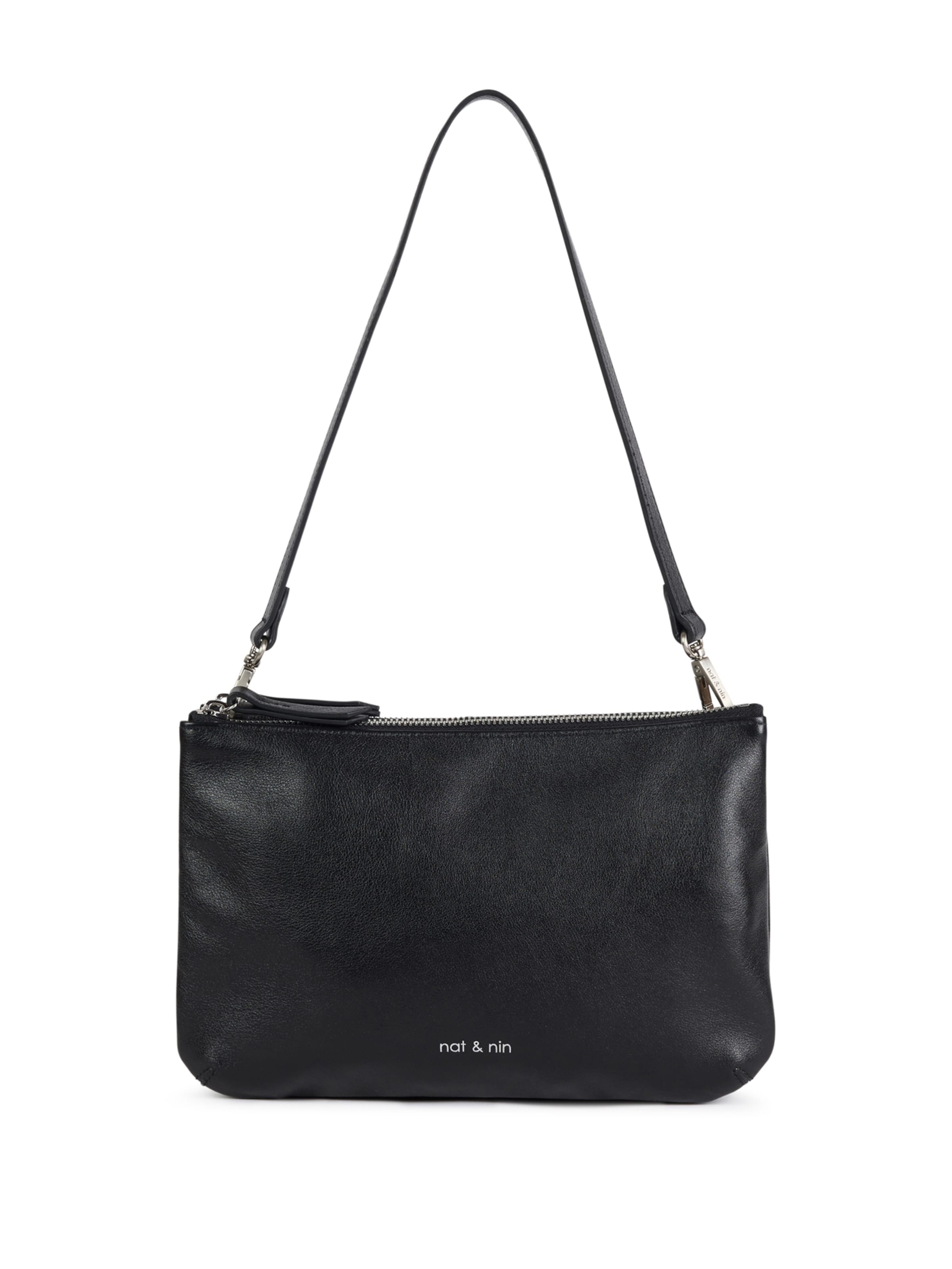 Sac à bandoulière 'Billy' Nat&Nin en noir : devant