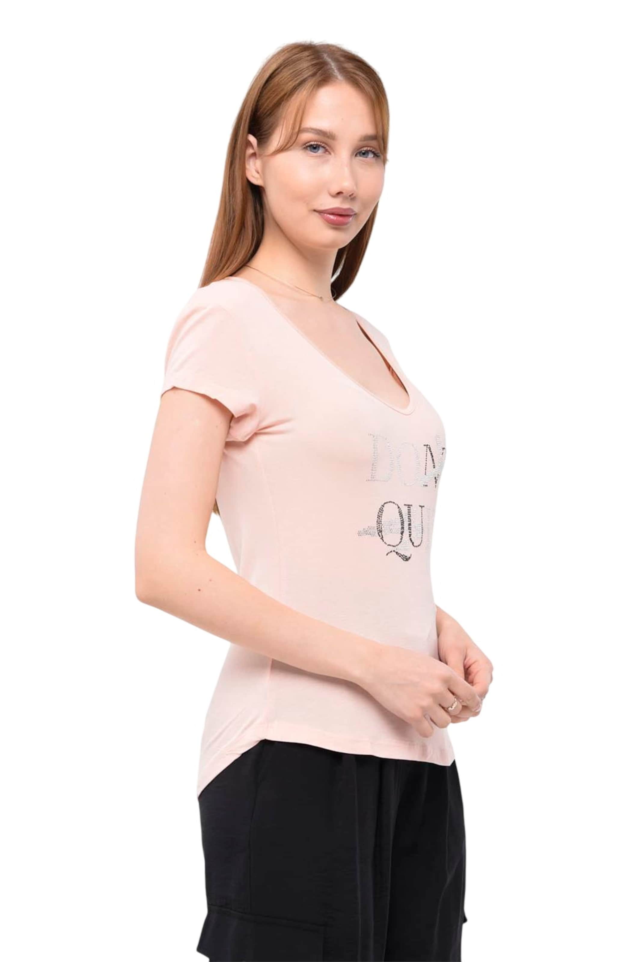 T-shirt HOME STORE en rose