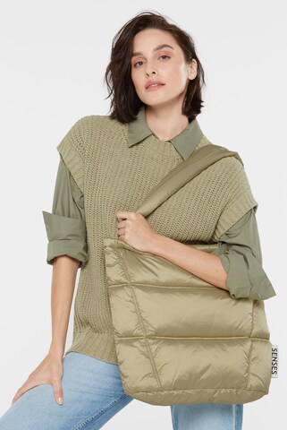 SENSES.THE LABEL Shopper in Green: front