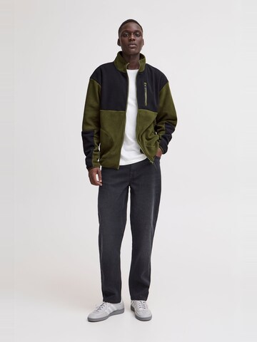 BLEND - Casaco de velo ' BHBROOKS Sweatshirt zipp thru ' em verde