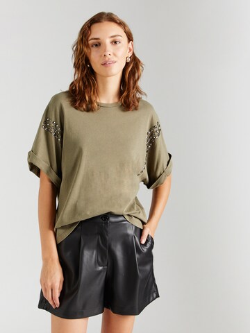 ONLY T-Shirt 'ONLLUCY' in Grün
