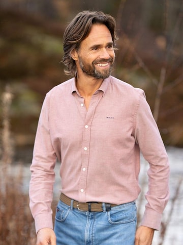 NZA New Zealand Auckland Regular fit Button Up Shirt in Red