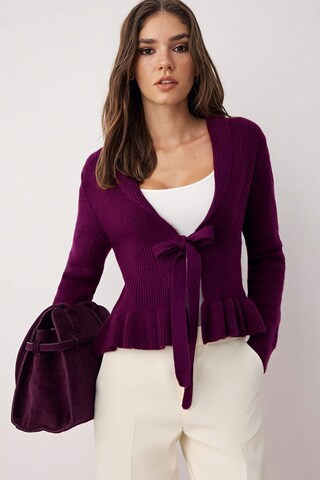 Trendyol Strickjacke in Lila: Vorderseite