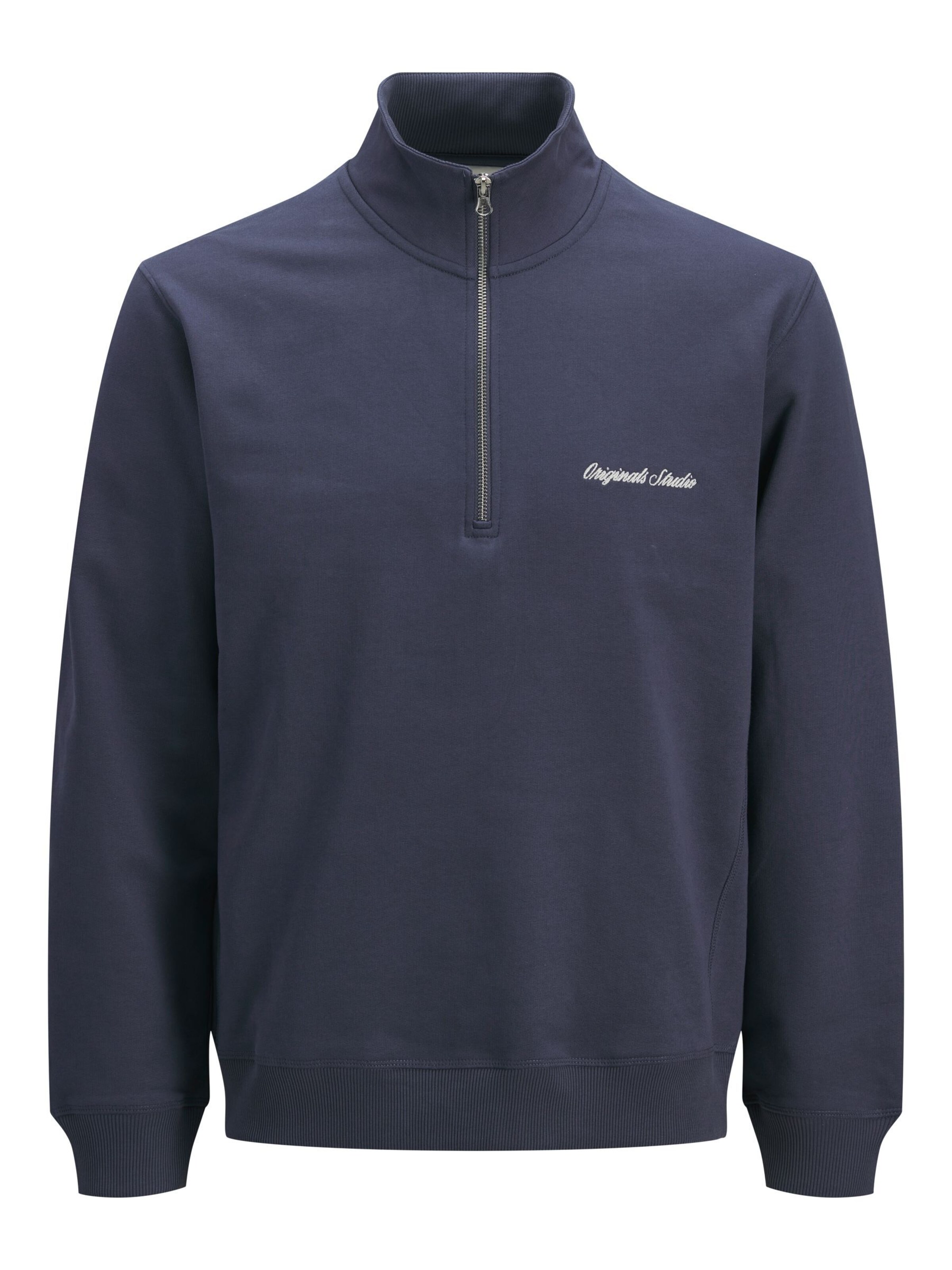 JACK & JONES Sweatshirt i L i marin / hvid, Produktvisning