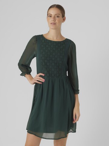 VERO MODA Jurk 'VIOLA' in Groen: voorkant