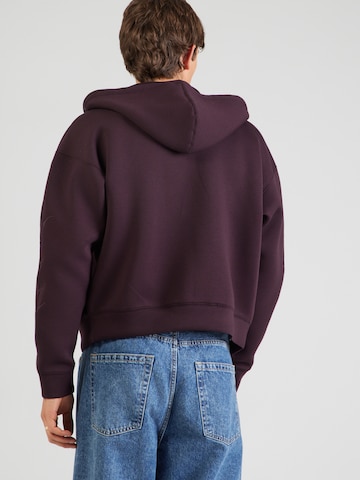 WEEKDAY Sweatjacka 'Scuba Simon' i lila