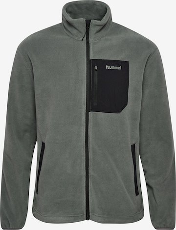 Veste en polaire Hummel en gris : devant