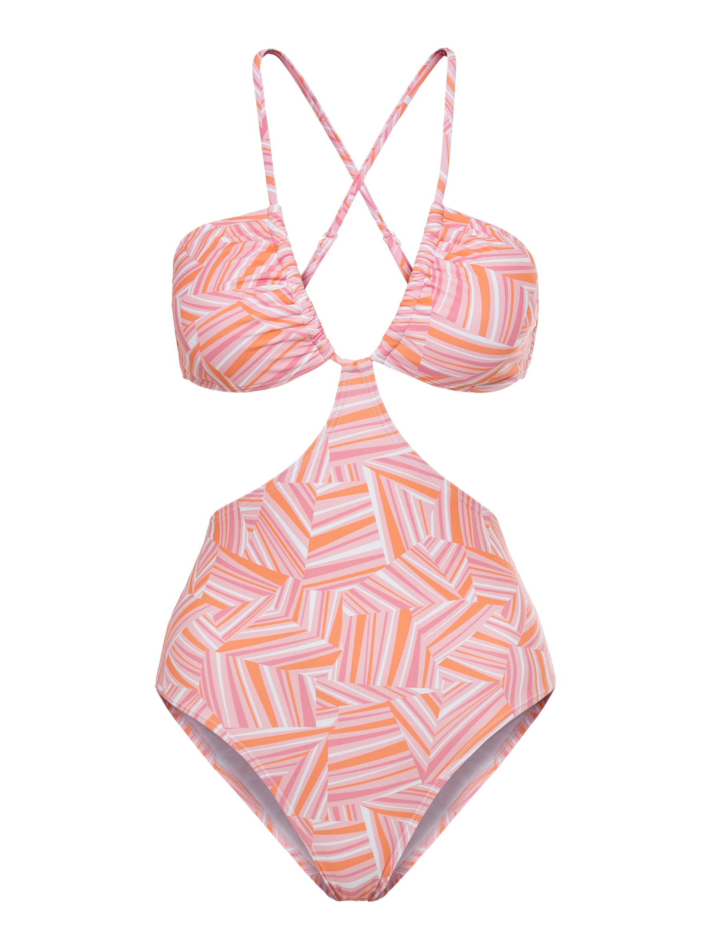 LSCN by LASCANA Badeanzug 'Lisa' in Pink: Vorderseite