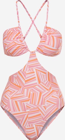 LSCN by LASCANA Swimsuit 'Lisa' in Pink: front