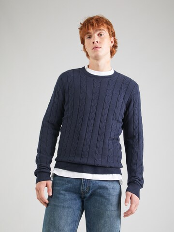 HOLLISTER Sweater in Blue: front