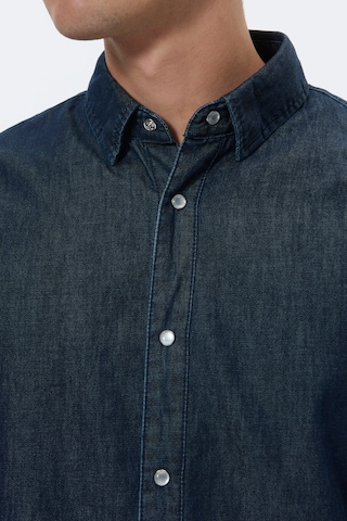 Matinique Comfort fit Overhemd 'Christaldo' in Blauw