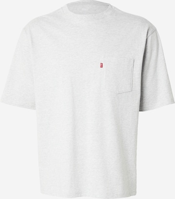 pilka LEVI'S ® Marškinėliai 'Half-Sleeve Pocket Tee': priekis