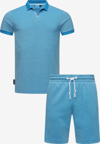 Ragwear Joggingpak 'Porpi' in Blauw: voorkant