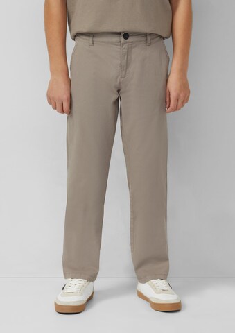 Regular Pantalon 'Pete' s.Oliver en marron : devant