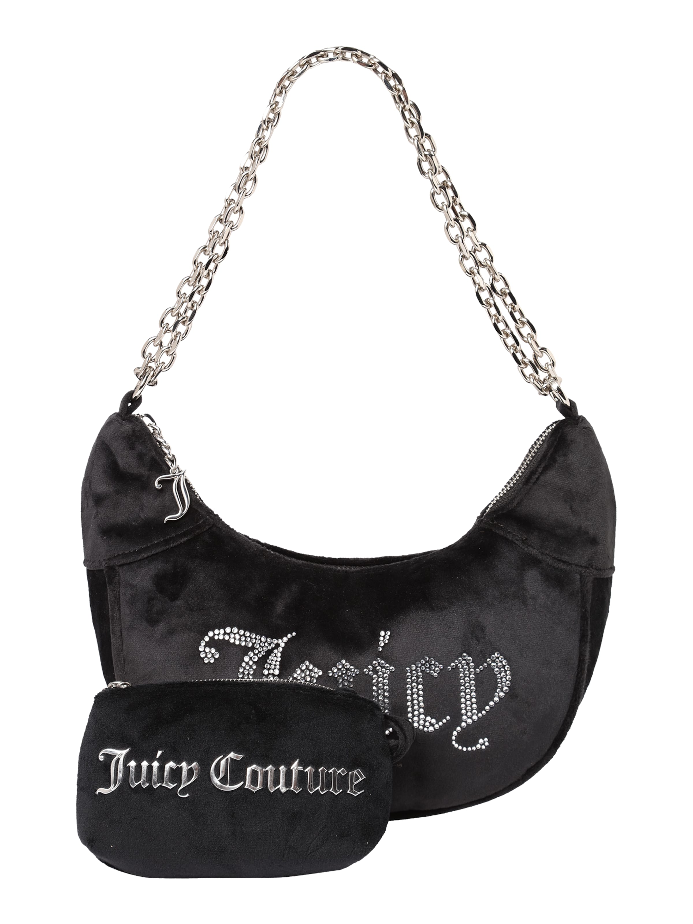melns Juicy Couture Pleca soma 'Kimberly': no priekšpuses