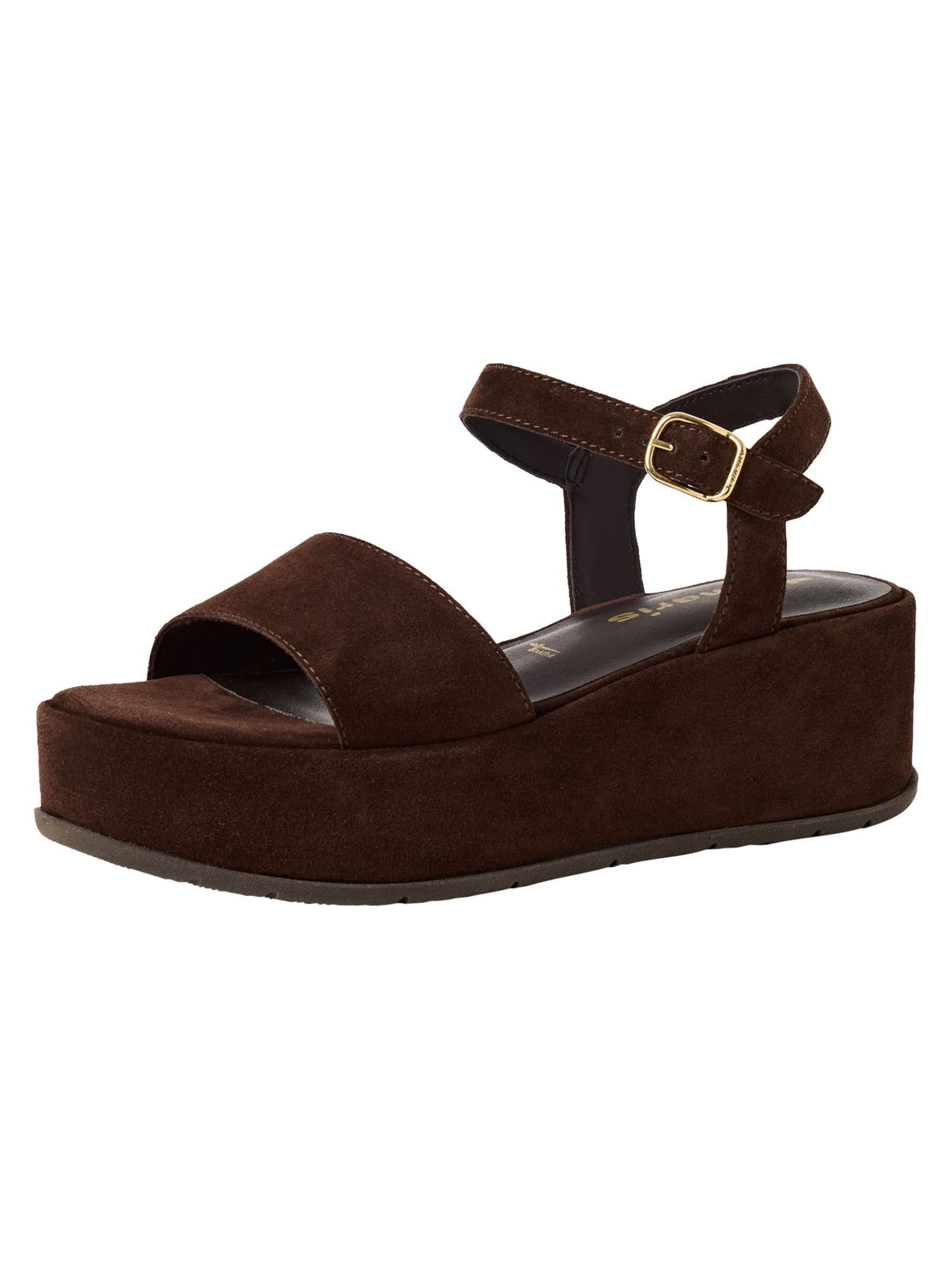 Tamaris Sandaal in Bruin: voorkant