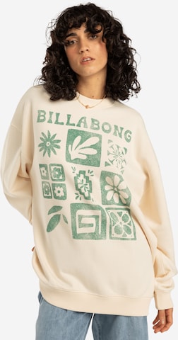 Sweat-shirt 'Ride In' BILLABONG en blanc : devant