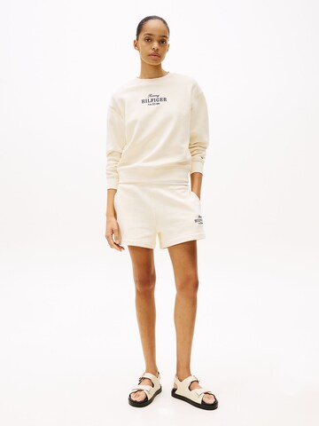Sweat-shirt TOMMY HILFIGER en blanc