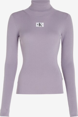 Calvin Klein Jeans Sweater in Purple: front