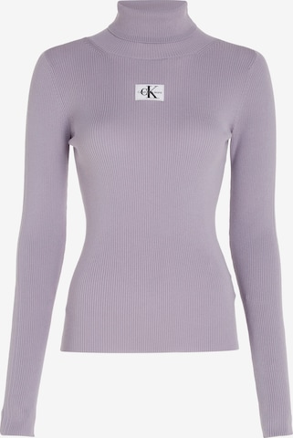 Calvin Klein Jeans Pullover in Lila: predná strana