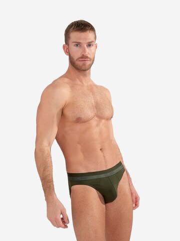 HOM Slip ' Classic ' in Groen: voorkant
