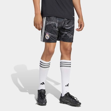 ADIDAS PERFORMANCE Regular Workout Pants in Black: front