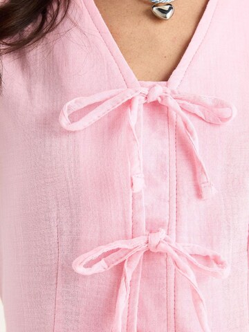 Camicia da donna di Bianco Lucci in rosa