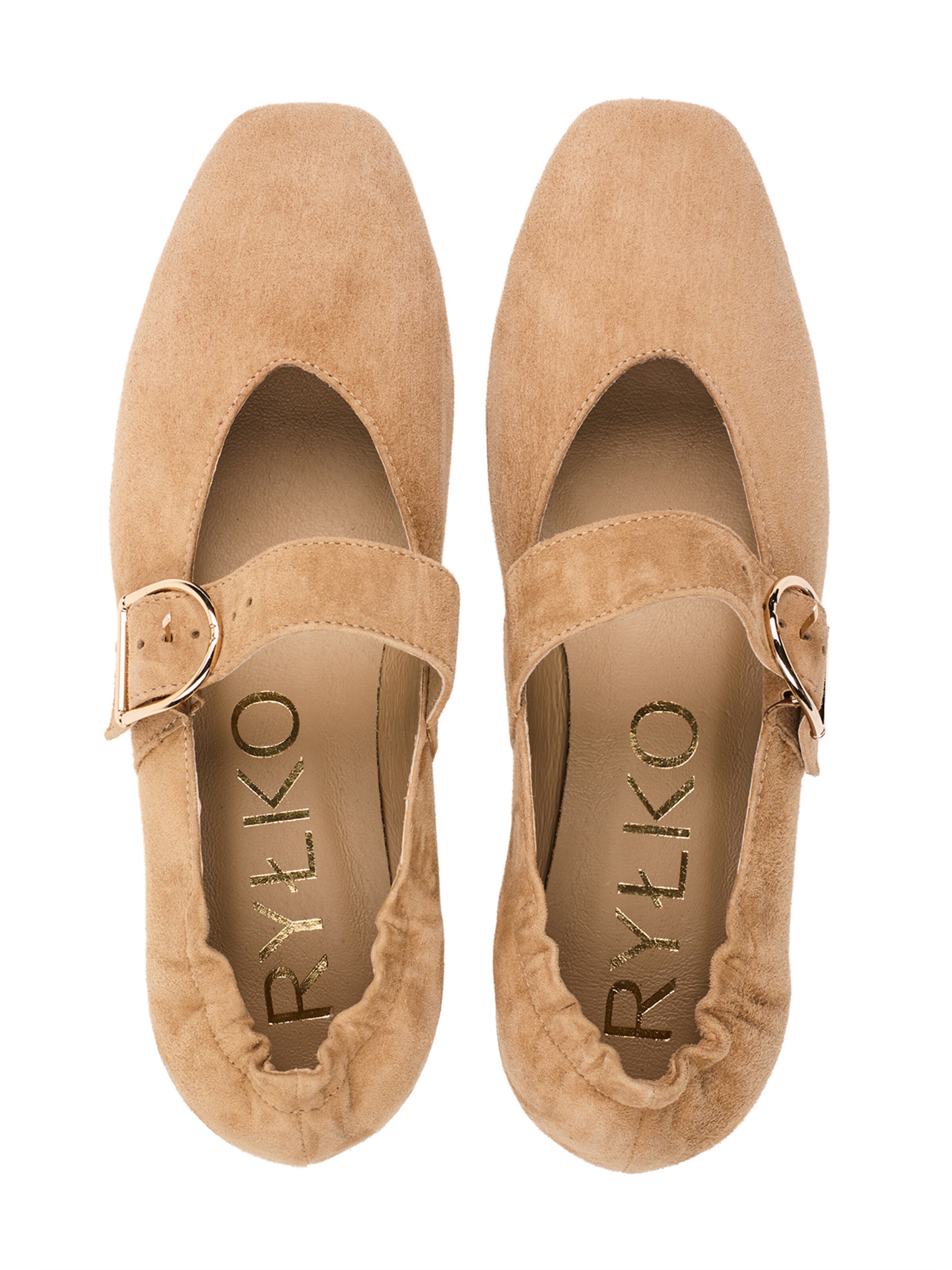 RYLKO Baleriny w kolorze beżowy