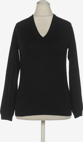 hessnatur Sweater & Cardigan in S in Black: front